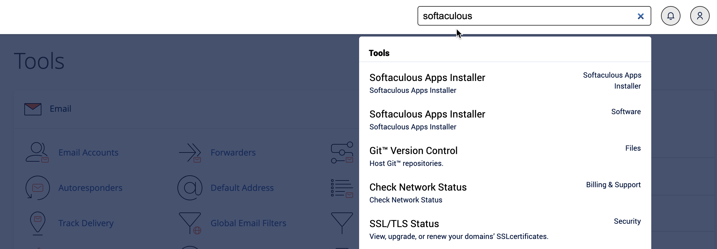 Locate Softaculous Installer